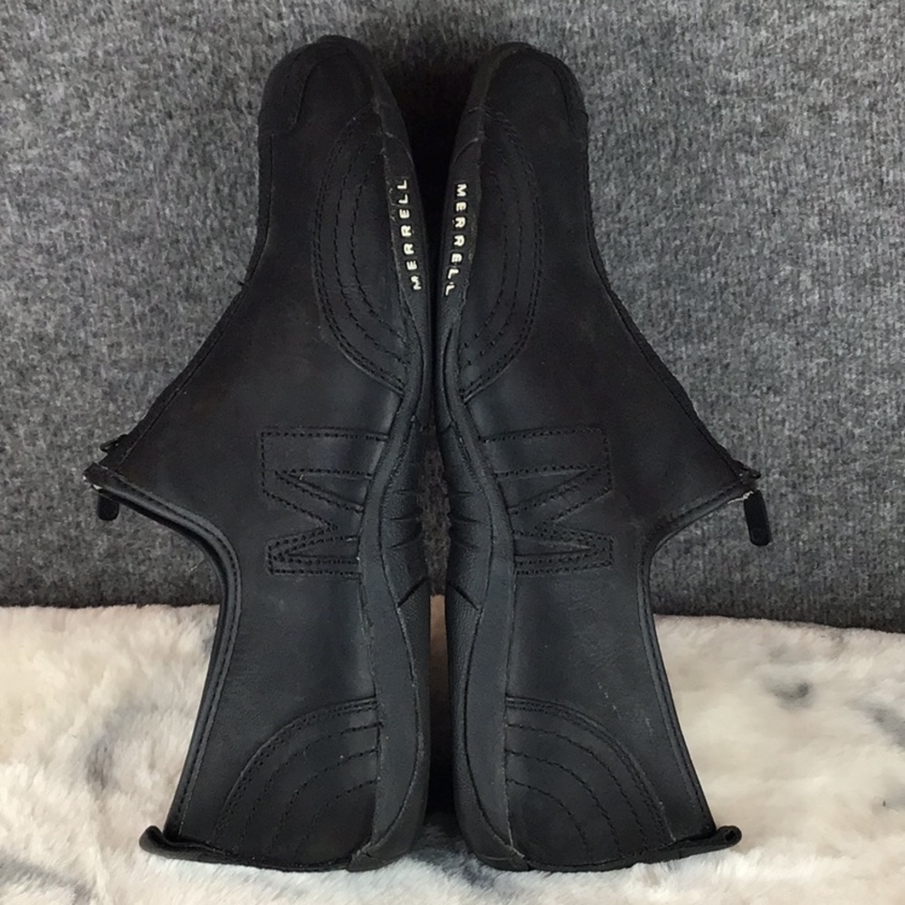 Merrell Black Zip Top Athletic Shoes Slip-On Sneakers Walking Shoes Size 9 - Picture 6 of 11
